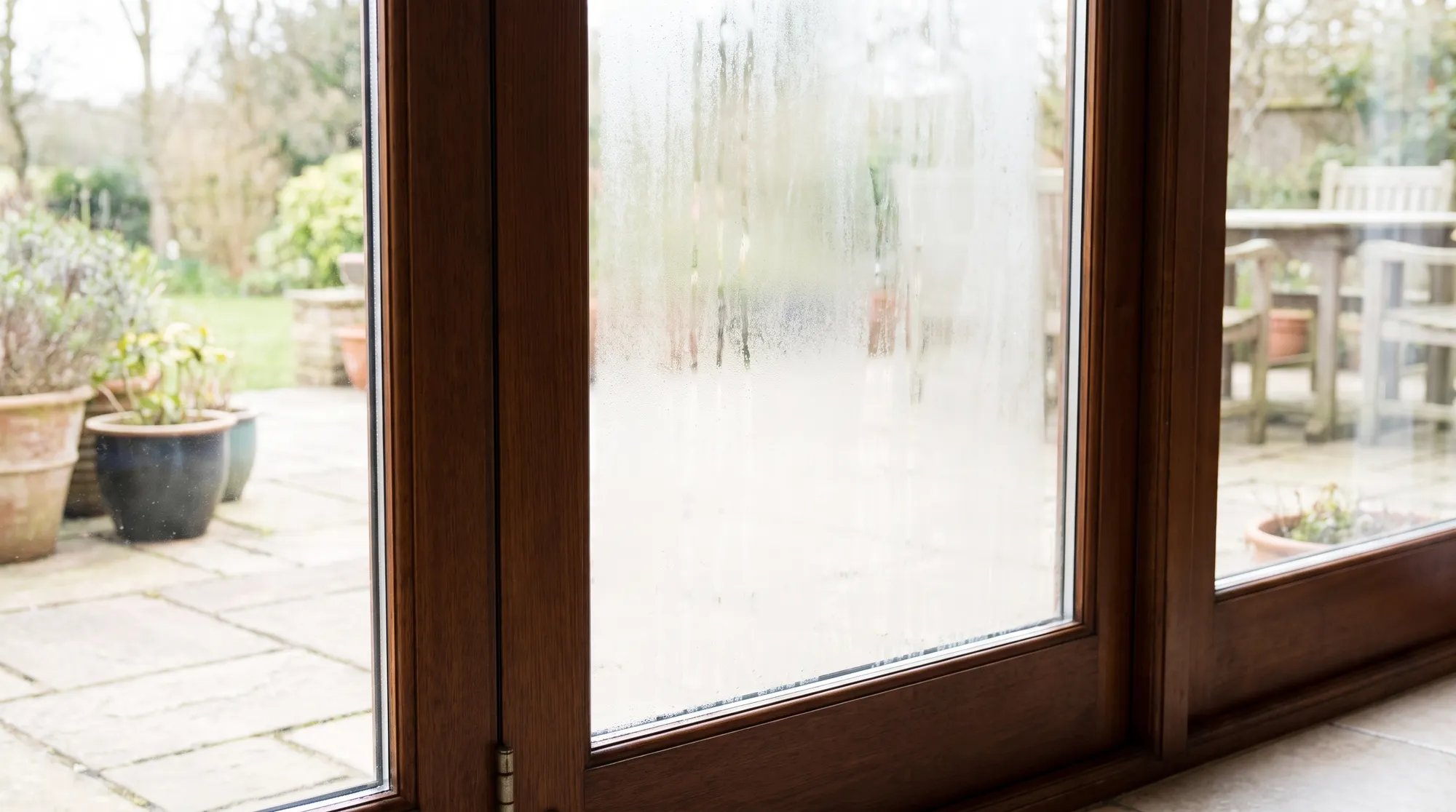 Porte-patio embuée : changer le verre ou la porte ?