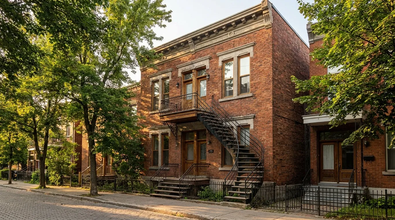 Fenêtres pour plex montréalais : duplexes et triplexes